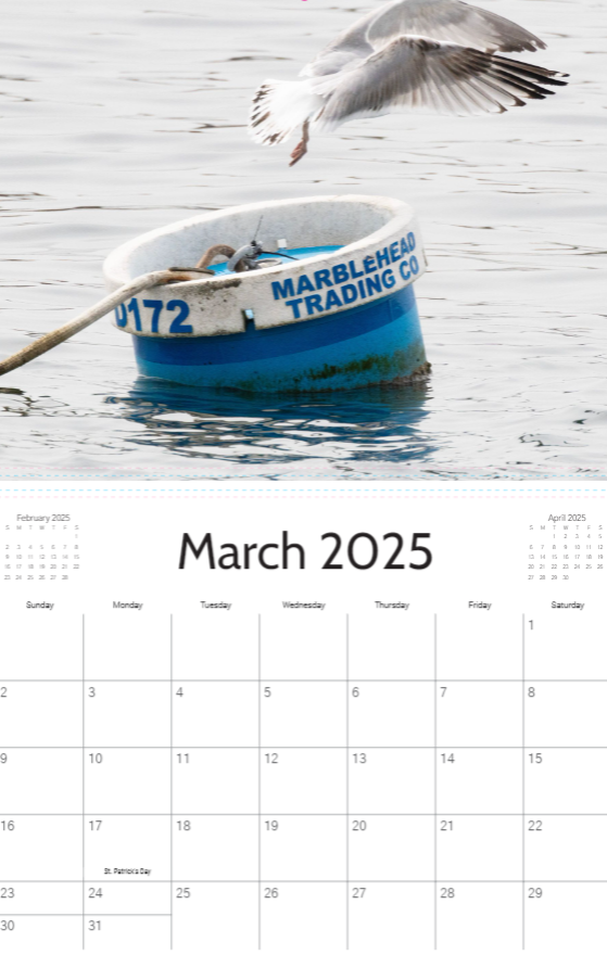 2025 Marblehead Calendar